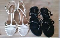 sandaletten sandalen weiß schwarz 40 s.oliver Sachsen - Großröhrsdorf Vorschau