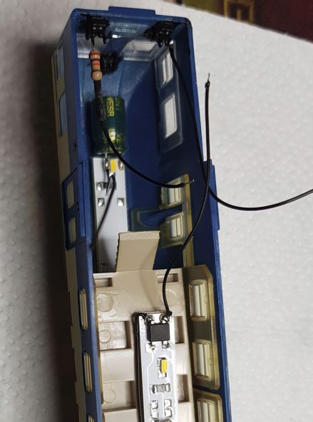 Umbau BTTB, TT Zeuke, LED-Beleuchtung, Motor, Modellbahn in Priestewitz