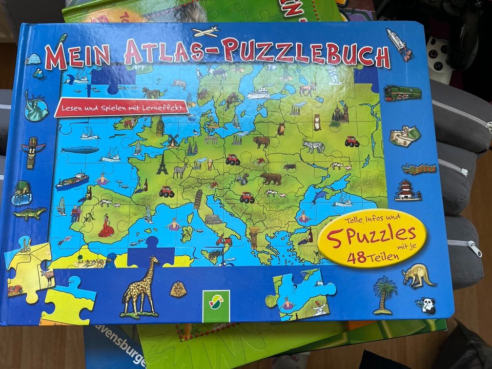 Mein Atlas-Puzzlebuch (muss bis 26.4.24. raus) in Rostock