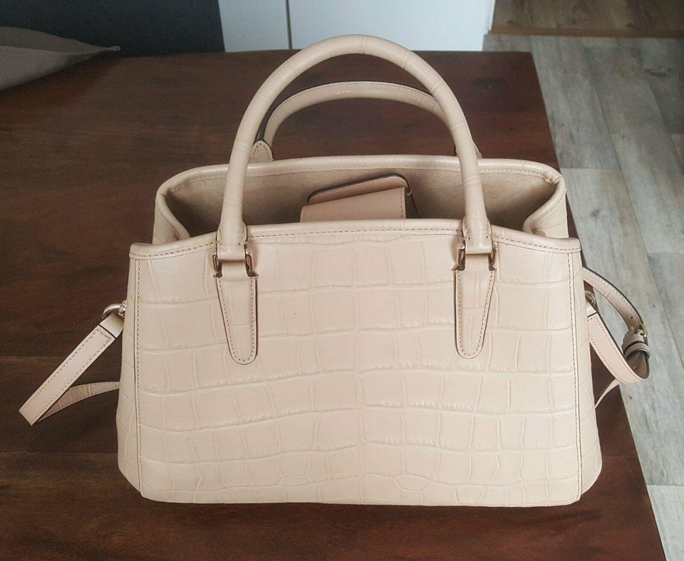 Coach New York Tasche Leder Creme inkl. Versand in Mannheim