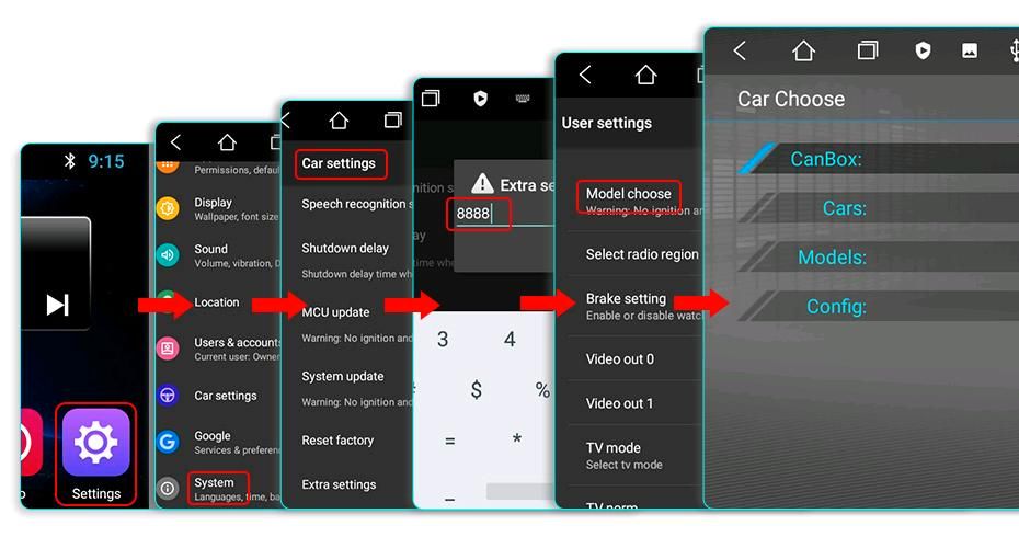 Android Autoradio Renault Koleos 2008 - 2016 GPS Navigation in Burghausen