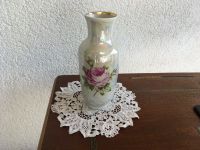 Alte DDR Vase mit Rosendekor Sachsen - Ebersbach bei Großenhain Vorschau