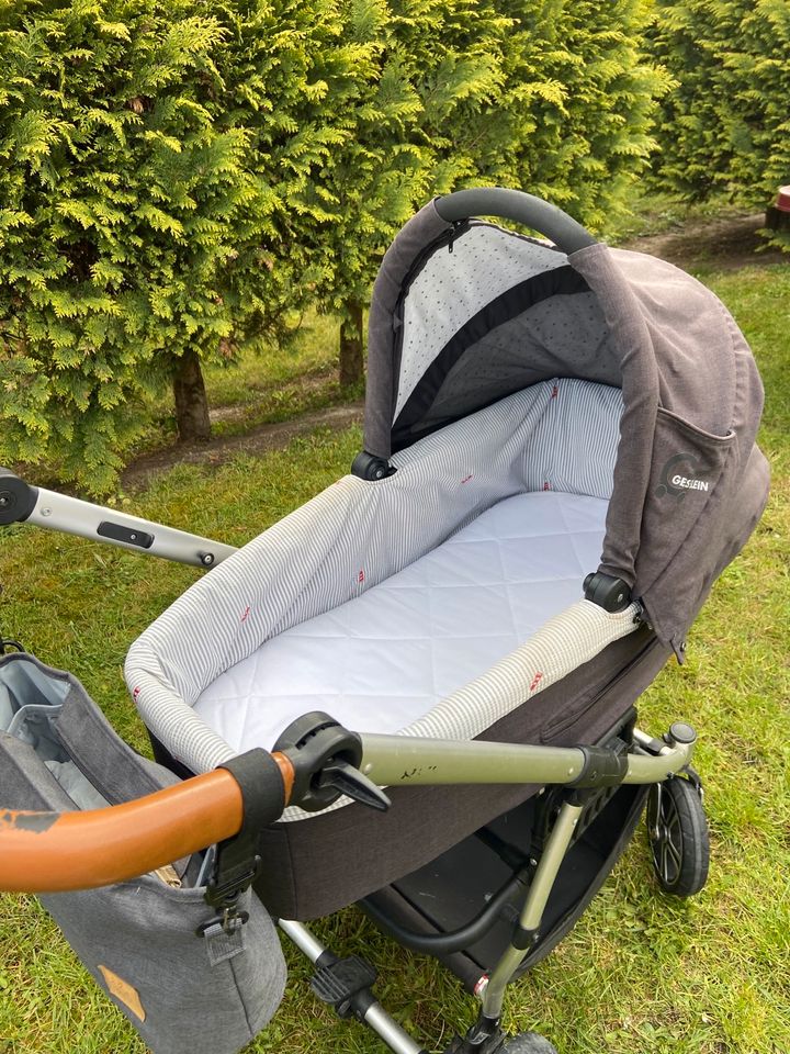 Gesslein F4 Kinderwagen und Buggy mit Wickeltasche und Zubehör in Rudolstadt