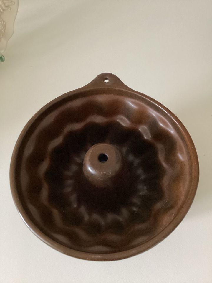 Scheurich Keramik Kuchenform Gugelhupf braun unbenutzt in Leipzig