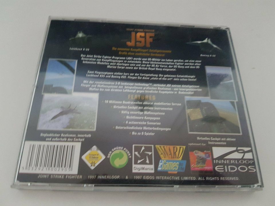 Flugsimulator JSF Joint Strike Fighter CD Rom Eidos in Stuttgart