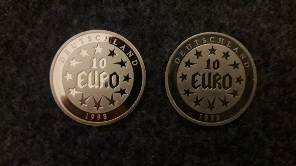 Medaille, Deutschland, 10 Euro, 1998, Europa in Schrobenhausen
