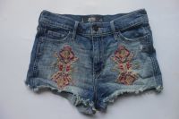 ❤️  Hollister Jeans Shorts mit Stickerei, Gr. 25 XXS High Ris  ❤️ Nordrhein-Westfalen - Neuss Vorschau