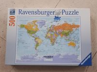 Puzzle The World 1:81000000 Maßstab Ravensburger 500 Teile Bayern - Dinkelscherben Vorschau