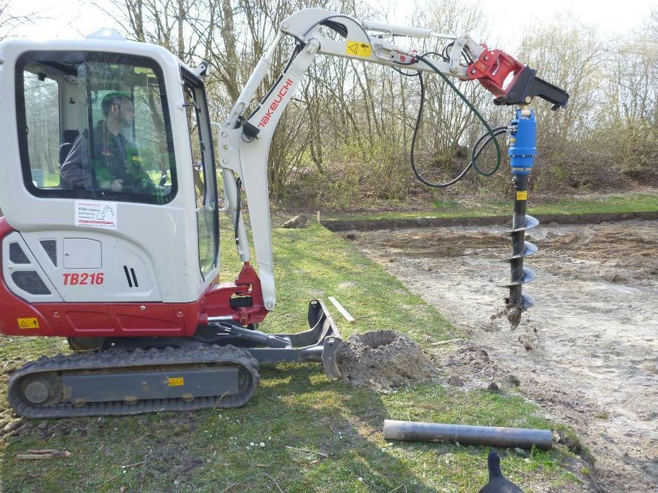 Minibagger mit Fahrer hat noch Termine frei Bagger und Radlader in Manching