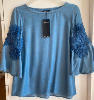 More More Damen Bluse Tunika neu blau bestickt 36 Kr. München - Grünwald Vorschau