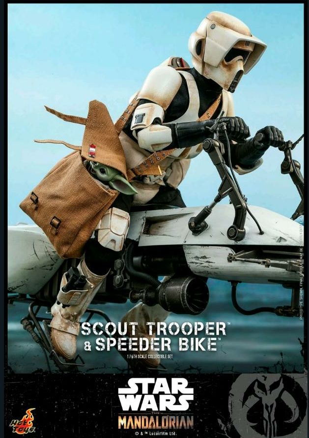 Hot Toys "Scout Trooper + Speeder Bike" TMS 017 Star Wars/Mandalo in Neuss