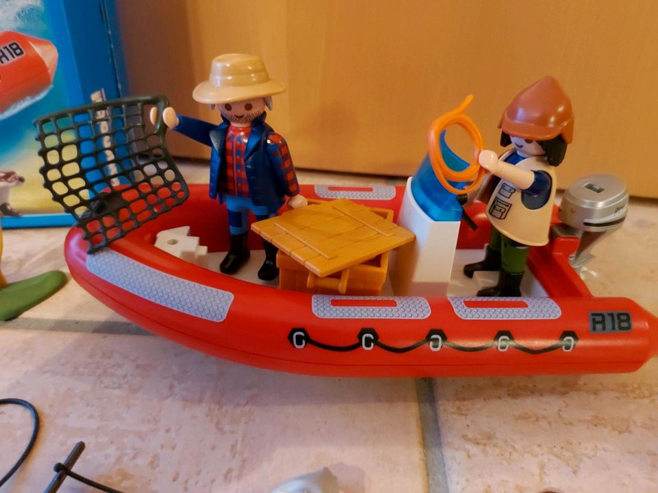 Playmobil 5559 Schlauchboot mit Wilderern in OVP in Straßenhaus