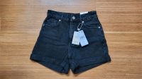 Shorts grau / schwarz high waist Mom Mango Gr. 32 Baden-Württemberg - Leinfelden-Echterdingen Vorschau