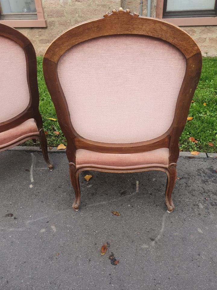 Stühle Armlehnenstuhl Stuhl Sessel Sitzmöbel Antikmöbel Antik in Zellingen