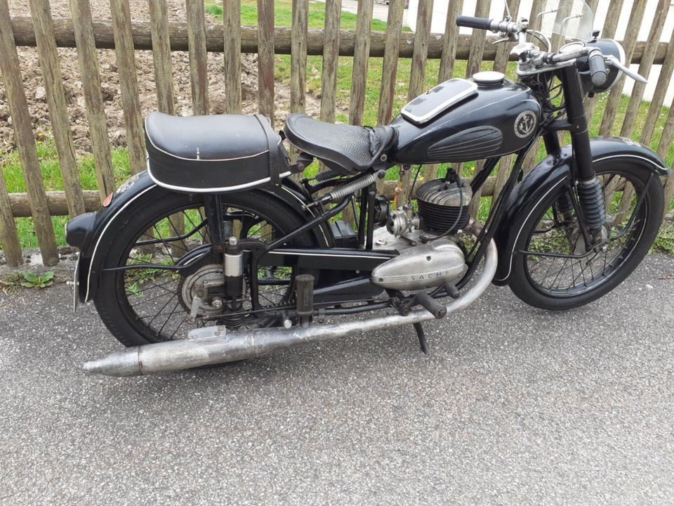 Oldtimer Motorrad Anker 150 ccm Bj. 52 Scheunenfund in Oberschneiding