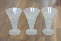 3 Eisbecher Eisschalen aus Glas Milchglas Frostglas, 14 cm Eis Östliche Vorstadt - Steintor  Vorschau