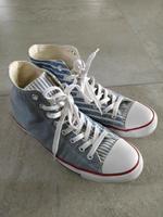 Chucks gestreift, 44 blau, weiß, Converse Schuhe Bayern - Landau a d Isar Vorschau