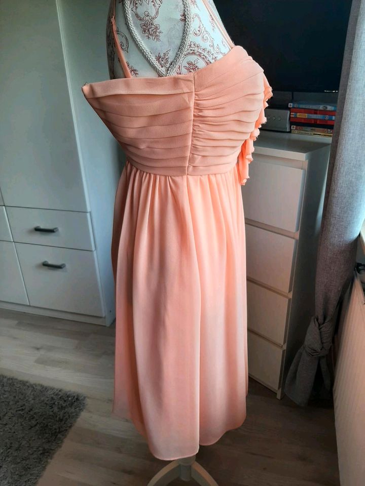 Kleid - Cocktailkleid - Jake's Gr. 34 - apricot in Drolshagen