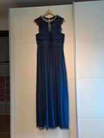 Dunkelblaues Kleid mit Spitze und Perlen 42 Bayern - Schönwald Oberfr. Vorschau