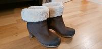 UGG STIEFELETTEN Lammfell Plateau Braun Gr. 38 UK 5.5 Bayern - Zorneding Vorschau