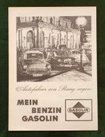 Opel Kapitän Mercedes Heckflosse VW Käfer Gasolin Werbung 1965 Niedersachsen - Danndorf Vorschau