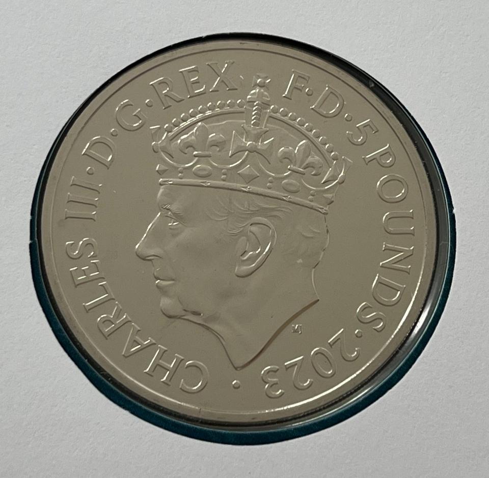 King Charles III £5 Coin Cover 2023 Numisbrief Großbritannien in Bremen