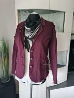 Tredy Blazer Jacke Sweatjacke Glitzer weinrot bordeaux 40 42 Baden-Württemberg - Eberstadt Vorschau