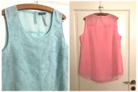 Bluse Shirt Top Street One Blüten Layer 40 Chiffon pink türkis Hannover - Vahrenwald-List Vorschau