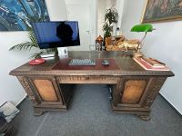 Antiker Massivholz Schreibtisch – Präsidenten Chesterfield-Stil Baden-Württemberg - Schwaikheim Vorschau