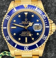 Rolex Submariner Date, Gelbgold, Vintage, Ref. 16808, nipple dial Nordrhein-Westfalen - Mülheim (Ruhr) Vorschau