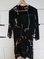 H&M Kimono Kleid Wickel-Optik schwarz Blumen 36 Dortmund - Hörde Vorschau