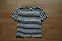 Shirt kurzarm weiß schwarz gestreift Divideo H&M Gr.S/36 Damen Rheinland-Pfalz - Osburg Vorschau