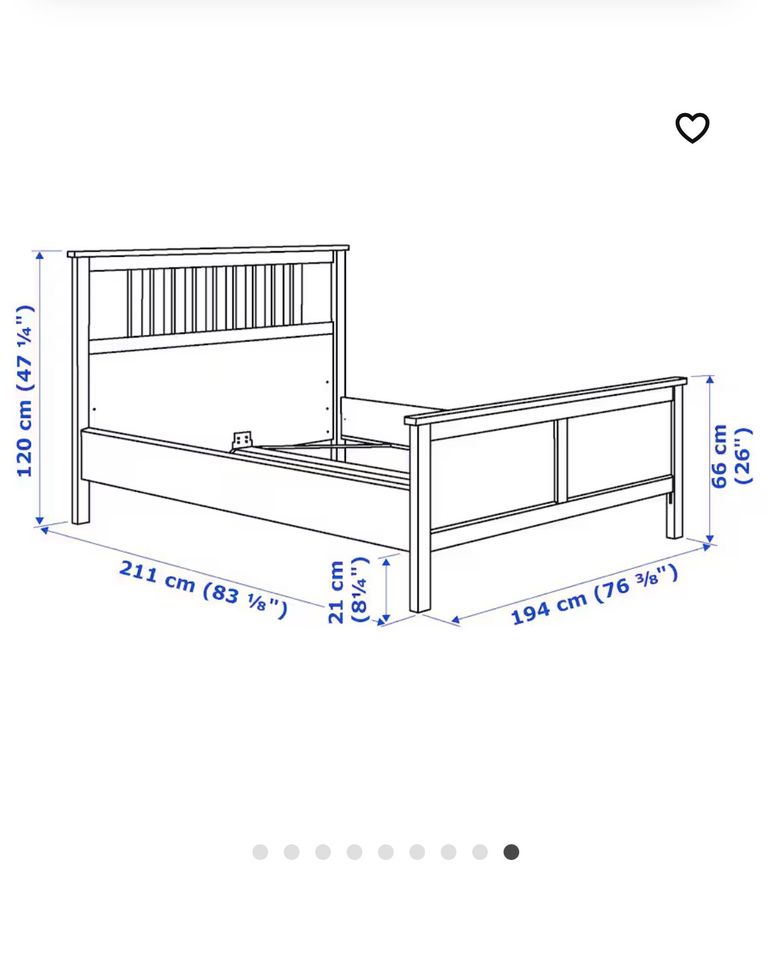 HEMNES Bett Ikea 180 in Schwalbach