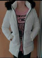 DKNY sehr warme Winterjacke / Mantel weiss Bayern - Elchingen Vorschau
