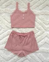 Elegantes Schlafanzug- Set mit Spitze Nachtwäsche Pyjama Nordrhein-Westfalen - Neuss Vorschau