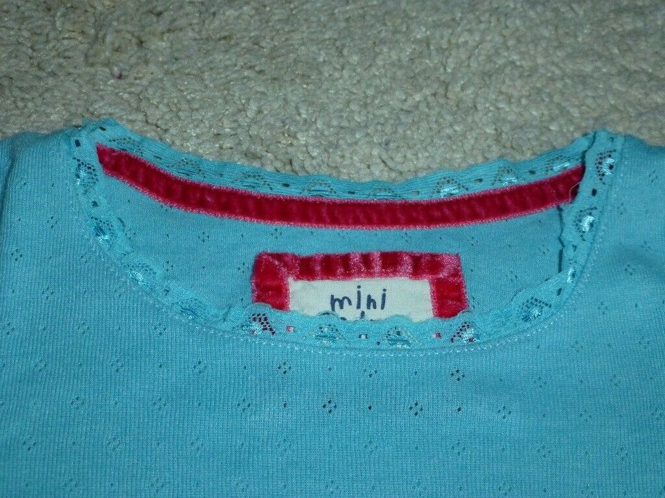 Mini Boden Pointelle Langarmshirt  Lochmuster 7-8 Jahre ab 5€ in Hamburg