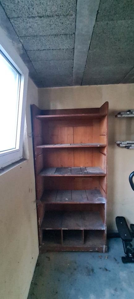 Robuster Holzregalschrank – Ideal für Werkstatt oder Lagerung in Tübingen