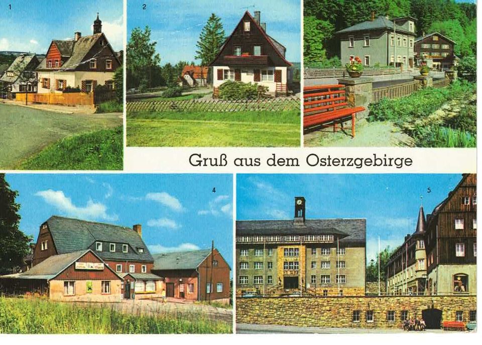 viele Postkarten aus dem Erzgebirge Sachsen Deutschland / DDR in Siegen