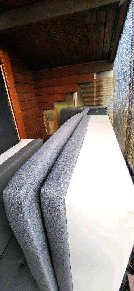 Sofa Couch zu verschenken grau weiß in Blankenfelde-Mahlow