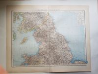 England u.Wales Nördliche Hälfte Landkarte Andrees Handatlas 1899 Baden-Württemberg - Leonberg Vorschau