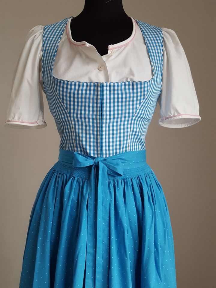 TOSTMANN DIRNDL 36 * GÖSSL BLUSE * TUCH * HOCHGESCHLOSSEN ❤️ in Krefeld