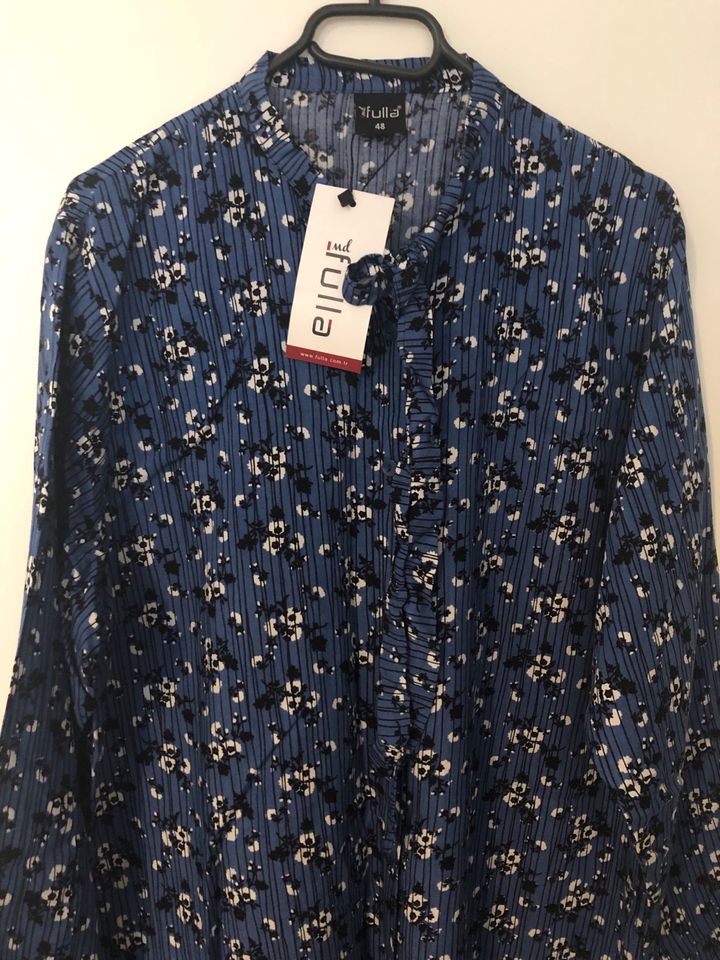 Damen Bluse Hemd Kleid Gr. 48 - NEU in Fuldatal