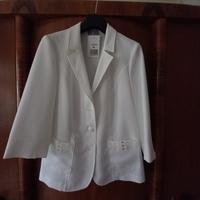 eleganter Blazer mit 3/4 Ärmeln, weiß, Gr. 38 neu! Sachsen - Eilenburg Vorschau