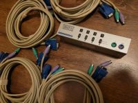 Digitus KVM Switch Dc Ic 814-I Box und 4×Kabel Dortmund - Löttringhausen Vorschau