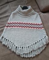 Poncho grau,  Mädchen Gr. 158/170, mit Muster Bayern - Plößberg Vorschau