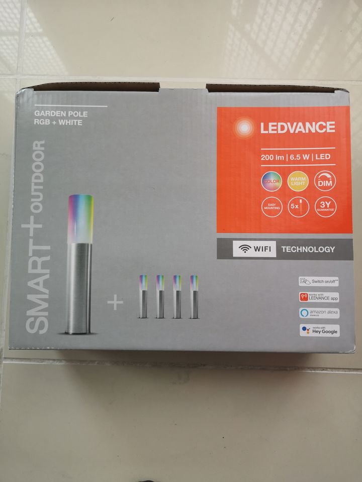 Ledvance 5er-Pack SMART+ WiFi GARDEN Pole, 6,5 W, 200 lm, IP NEU! in Germersheim