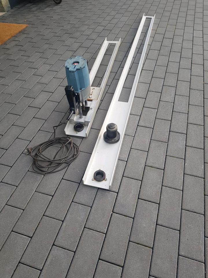 Sheer HM 16 Oberfräse Rundbogen Fräsgerät Treppenwangen TOP in Emmerzhausen