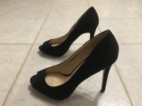 JUMEX Peep Toes Pumps High Heels schwarz Veloursleder Gr. 39 NEU Baden-Württemberg - St. Leon-Rot Vorschau