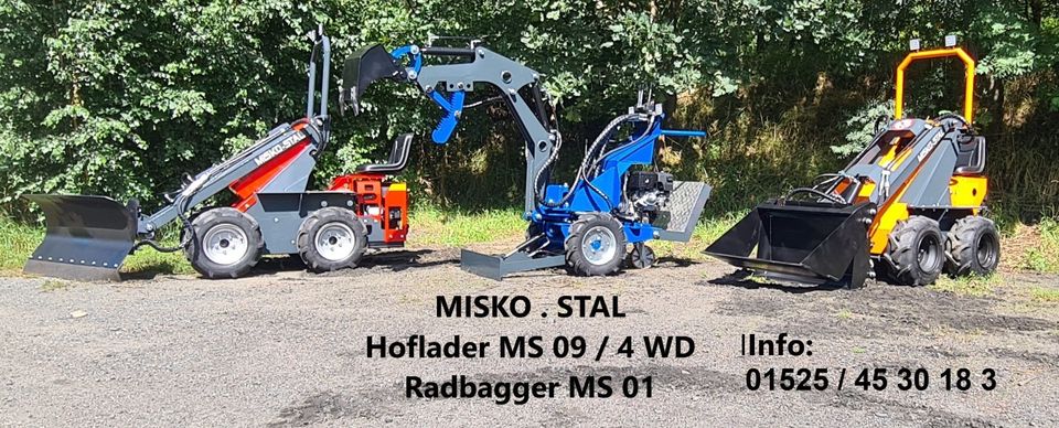 Radlader Hoflader Minihoflader Hoftruck Minibagger MISKO-STAL in Görlitz