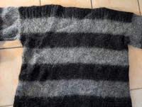 Gestreifter Mohair Pullover mit U-Bootausschnitt Niedersachsen - Schiffdorf Vorschau